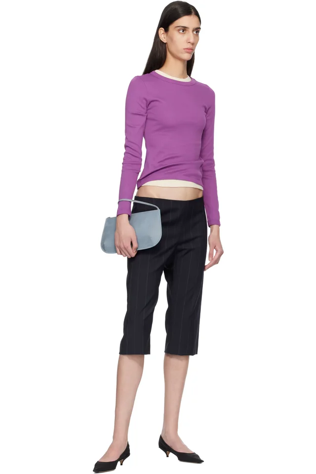 FLORE FLORE Purple Max T-shirt, photo 4 of 4 from SSENSE