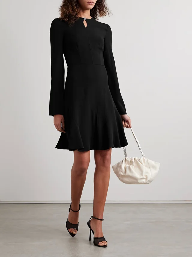 GIVENCHY Embellished cutout crepe mini dress in Black, photo 2 of 2 from NET-A-PORTER (Canada)