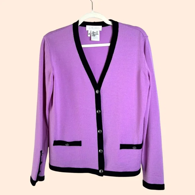 Escada Vintage Purple Cardigan Sweater in purple from Poshmark