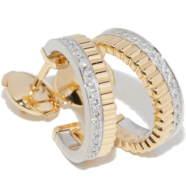 Boucheron Quatre Radiant Au750 Diamond Earrings from LuxUness