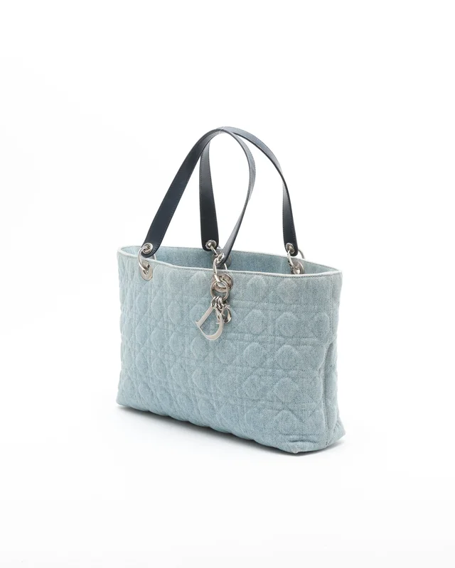 Cannage Lady Dior Bag in Denim from A Retro Tale, photo 2 of 11