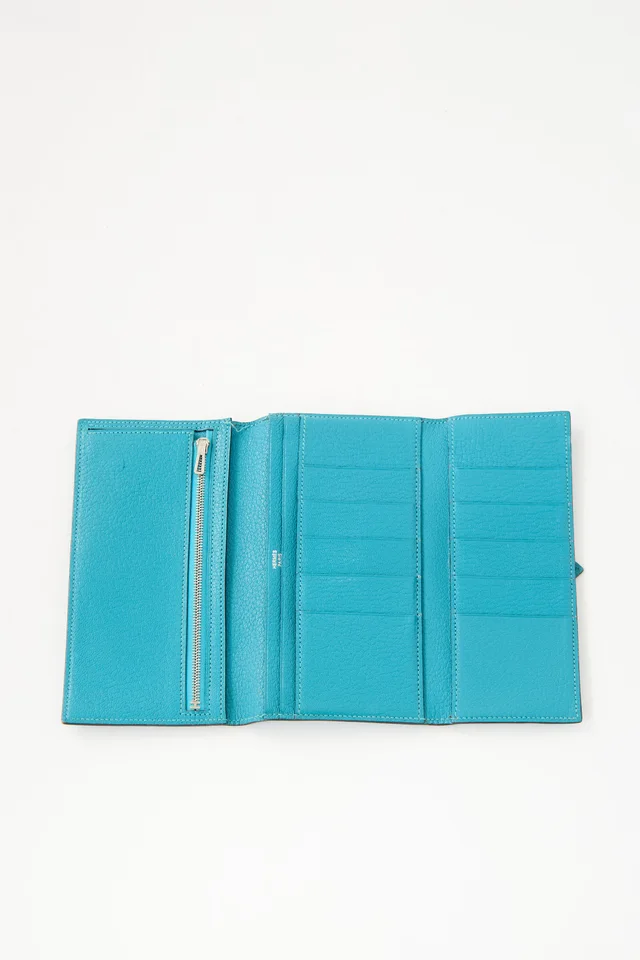 Hermès 2006 Mysore Bearn Long Wallet in Goatskin from VSP Consignment, photo 2 of 2