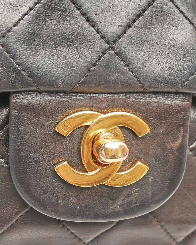 Chanel Classic Small Double Flap Bag in Leather from A Retro Tale, photo 7 of 12