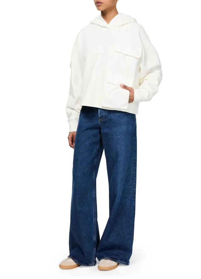 CANADA GOOSE Yates hoodie in Blue 100% organic cotton, photo 2 of 6 from 24S (US)