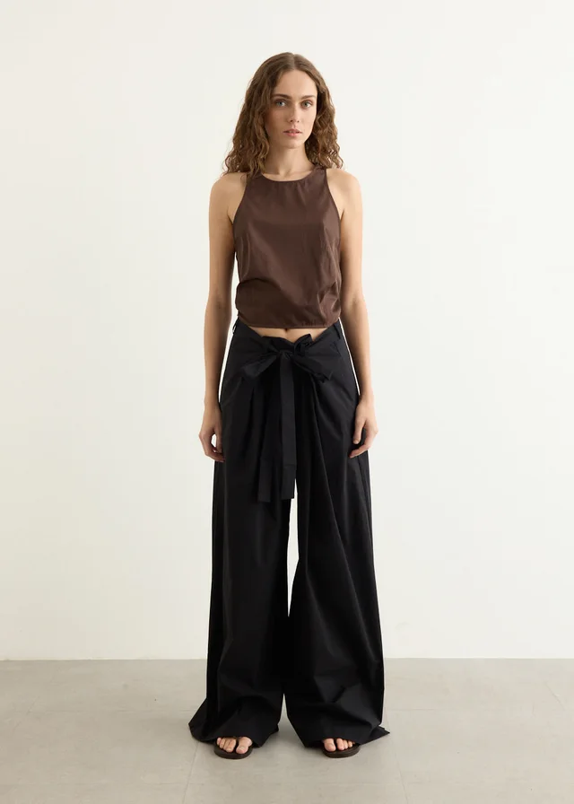 Paper Taffeta Cocoon Top