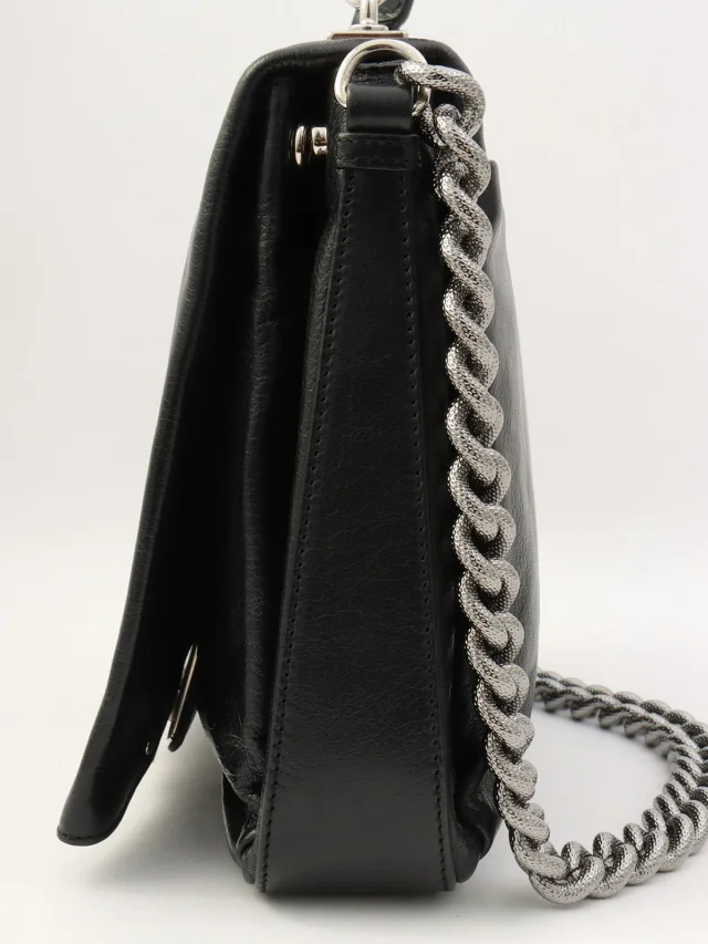 Celine Lizard emboss 2-way bag, black from VINTAGE QOO TOKYO, photo 4 of 14