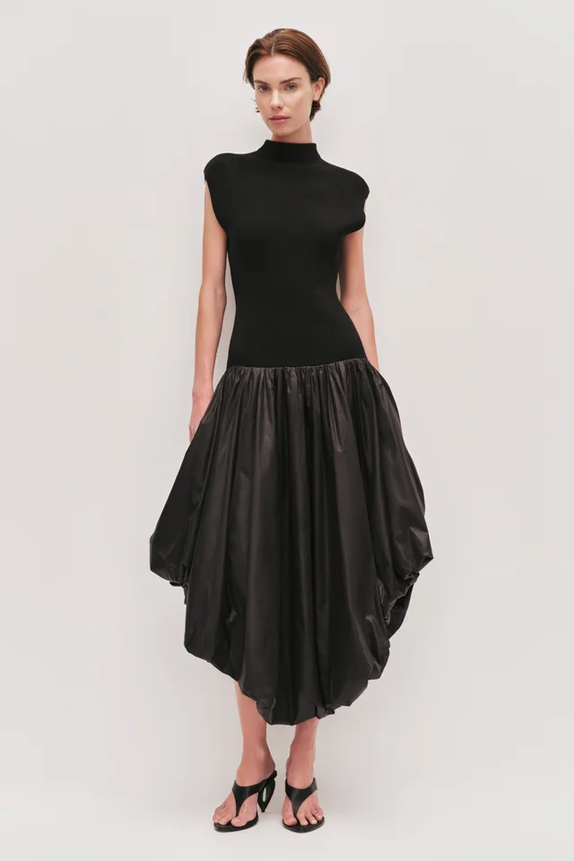 AJE Venetia Knit Midi Dress in Black from Aje, photo 1 of 1