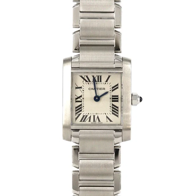Cartier Tank Francaise SM Quartz Watch from The Reluxe