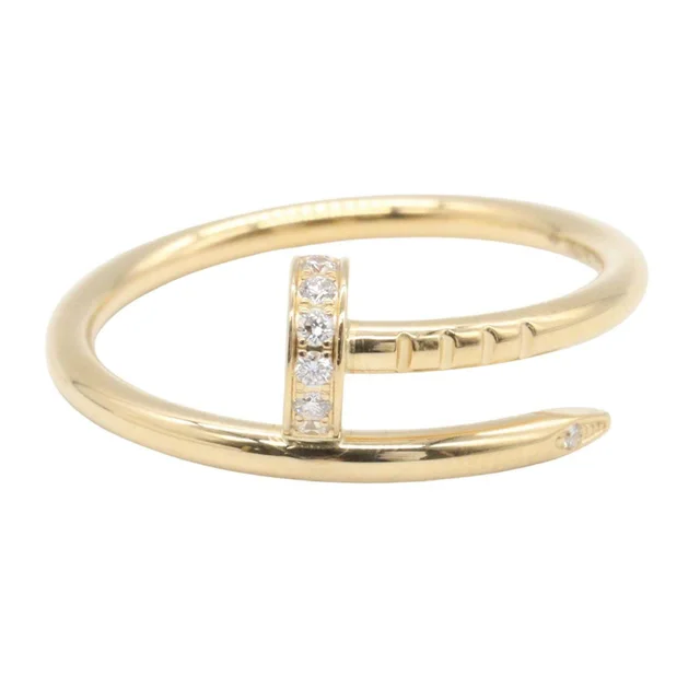 Cartier Juste un Clou Au750 Diamond Ring Size 14.5 from LuxUness, photo 2 of 2