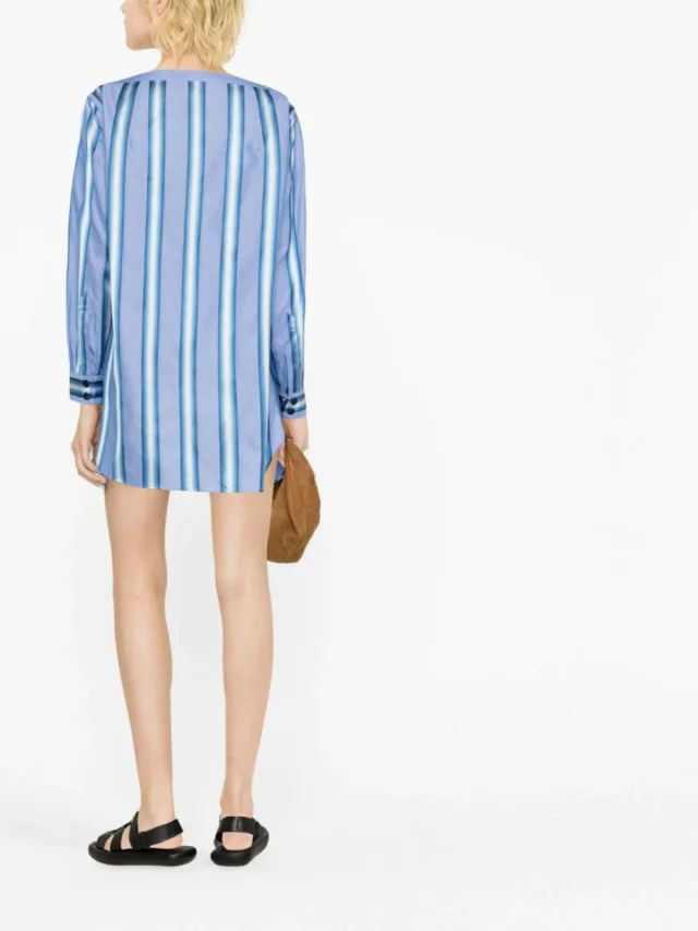 Etro Striped Cotton Mini Dress, photo 6 of 6 from Balardi