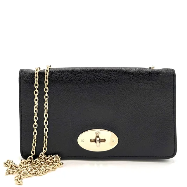 Mulberry Leather Minaudire With Chain Strap in black Leather from Poshmark