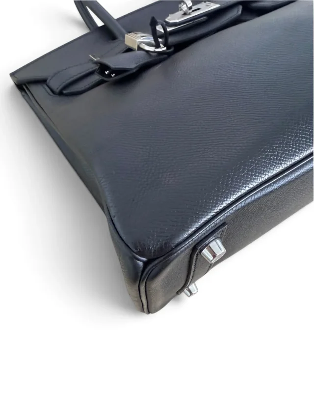 Hermès Black Epsom Birkin 30 PHW in Black Epsom leather from Season 2 Consign, photo 8 of 12