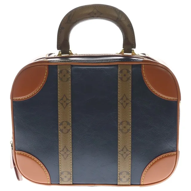 Louis Vuitton Valisette PM Monogram Reverse 2-Way Shoulder Bag Gold Hardware in Leather from The Reluxe