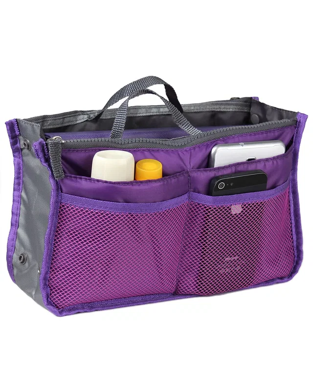 Fresh Fab Finds Travel Insert Purple Handbag Organizer, image 1 of 1 from Rue La La