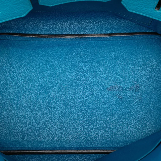 Hermès Clemence Verso Birkin Retourne 35 in blue Clemence leather from Her-Age, photo 4 of 6