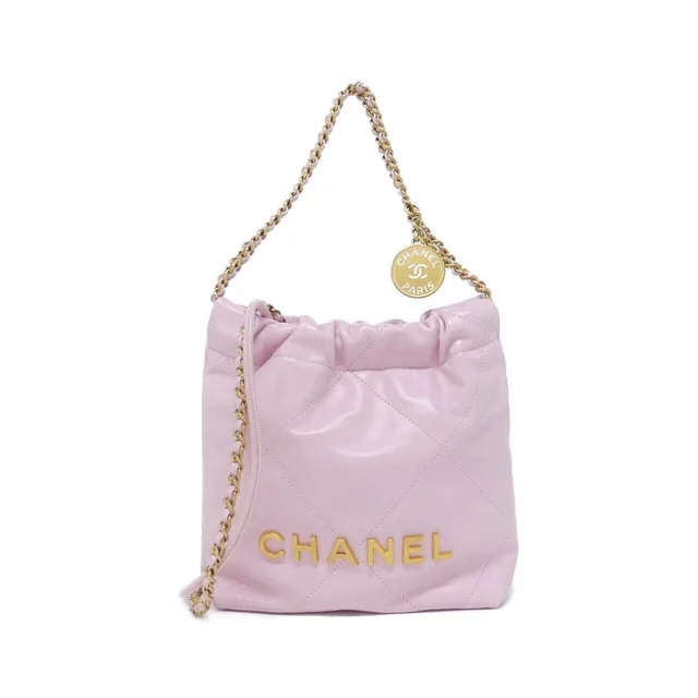 Chanel Chanel 22 Line MINI AS3980 Bag in PINK(ピンク) / MAT GOLD(マットゴールド)金具 from KOMEHYO