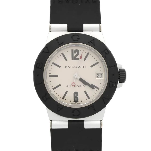 Bvlgari Aluminum Al32ta Al32tavd Quartz Watch in Silver in silver|gray from Grailed