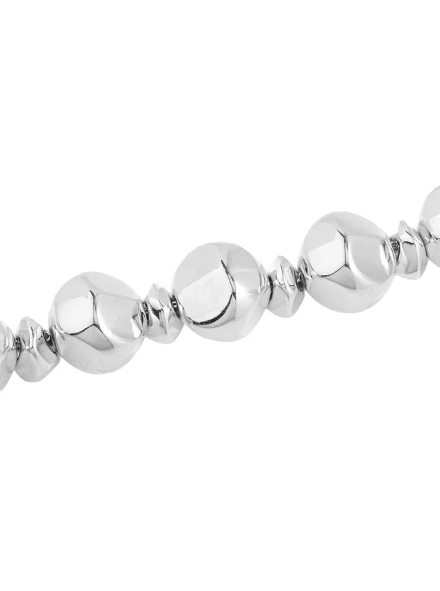 FEDERICA TOSI Necklace LACE MIX STONE with silver details and stones, metallic, women, photo 6 of 6 from Gaudenzi Boutique