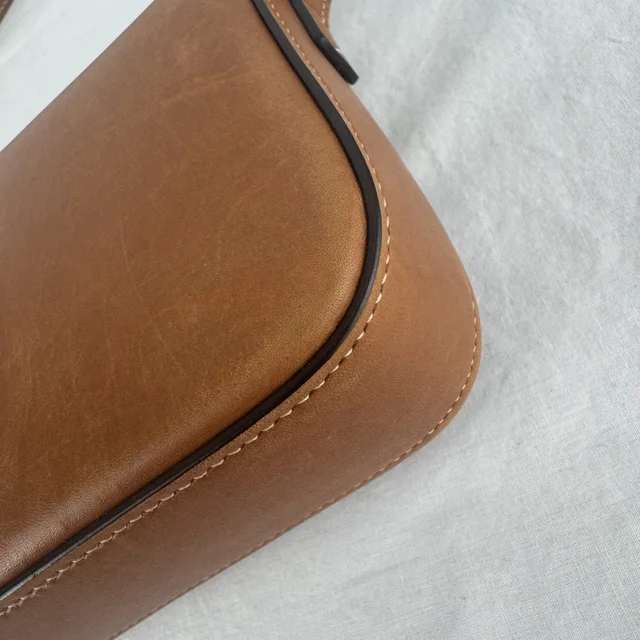Celine Claude Shoulder Bag in calfskin, Calfskin leather, Metal from Reowned, photo 8 of 12