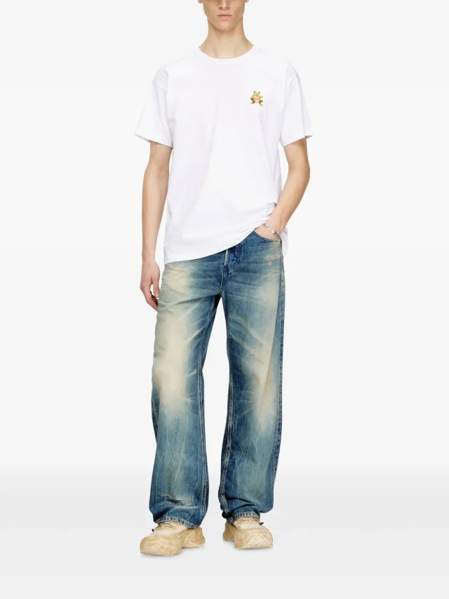 Diesel T-shirt with frog and logo print, photo 2 of 2 from FARFETCH