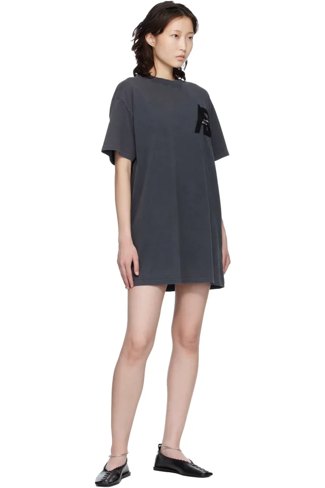 Gray Beth 'Anine Bing' Minidress, photo 4 of 4 from SSENSE