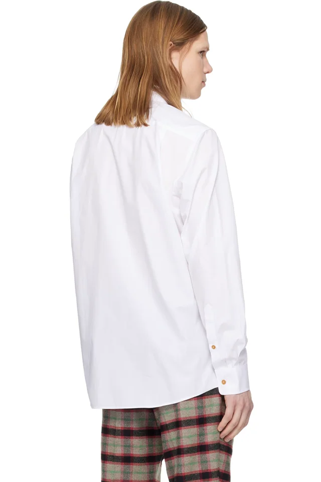 Vivienne Westwood White Two Button Krall Shirt, photo 3 of 4 from SSENSE