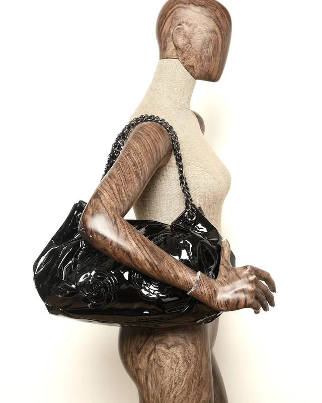 Chanel Camellia Patent Tote Bag in Patent leather from A Retro Tale, photo 11 of 11