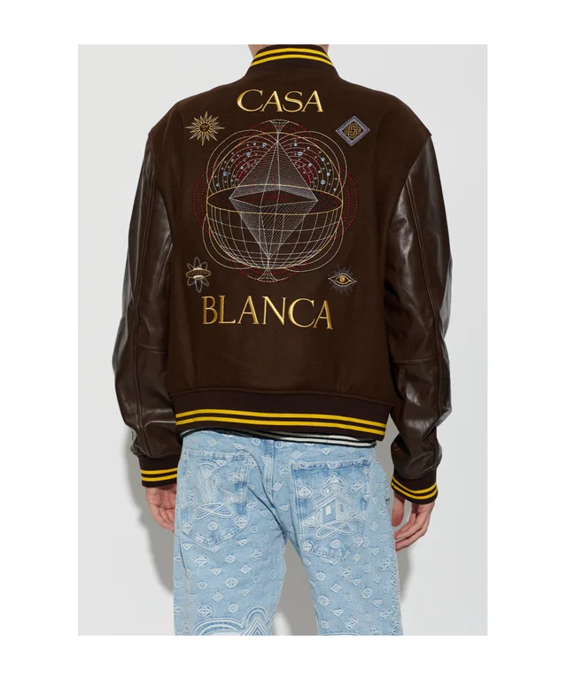 Casablanca Embroidered Varsity Jacket, photo 5 of 8 from SENSER