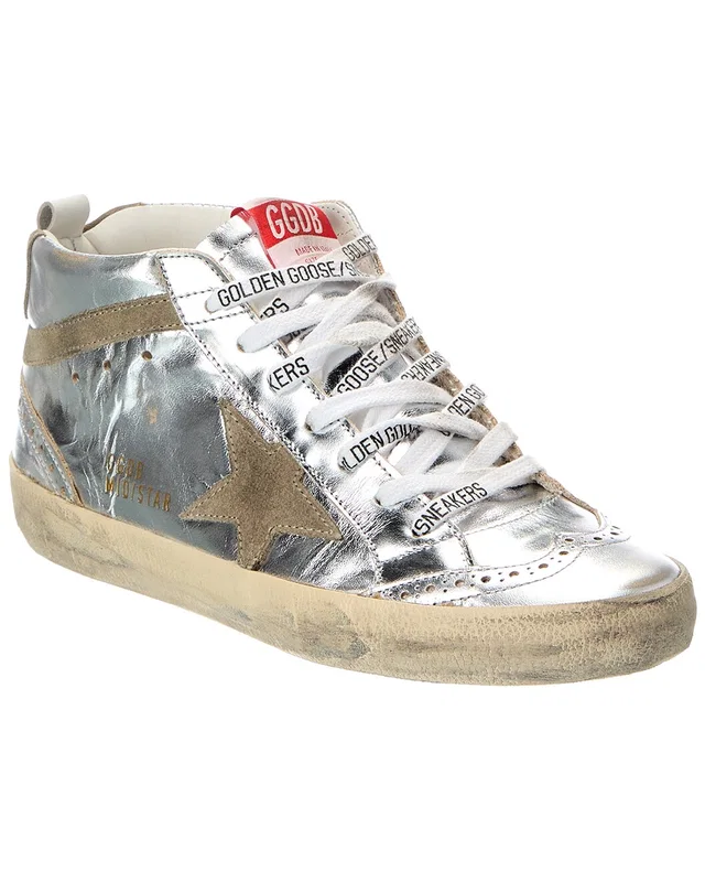 Golden Goose Mid Star Classic Leather & Suede Sneaker, image 1 of 1 from Gilt
