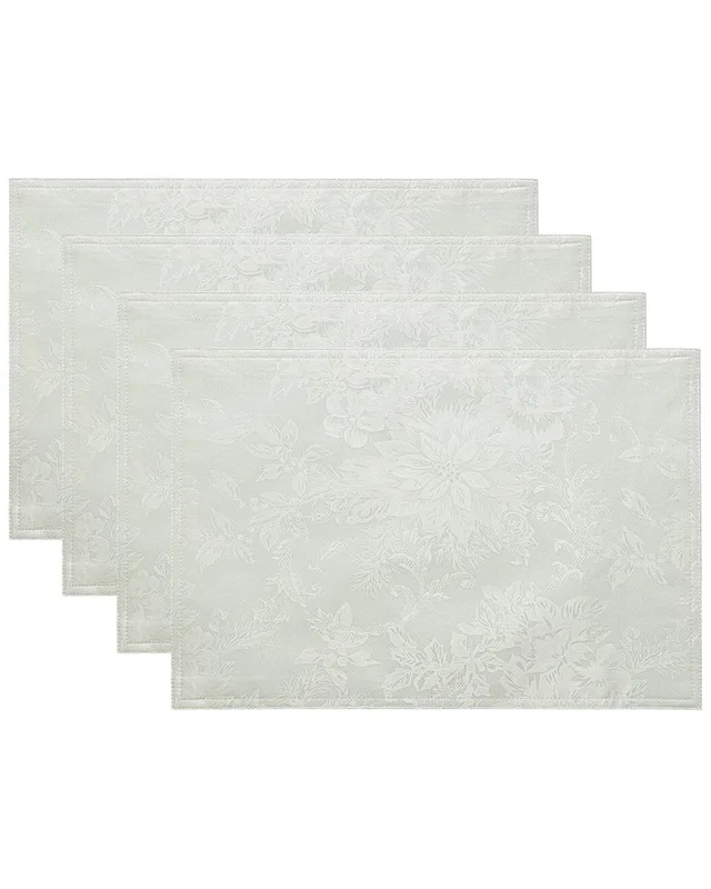 Elrene Home Fashions Poinsettia Elegance Jacquard Holiday Placemat, image 1 of 1 from Rue La La