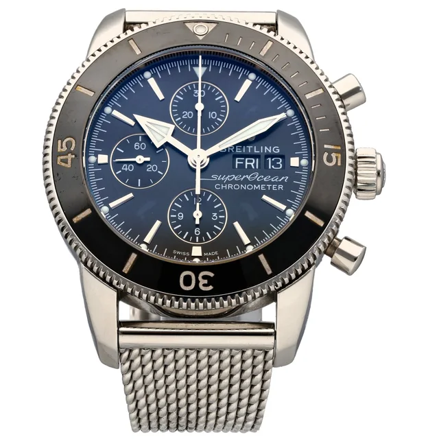 Breitling Superocean Heritage II A13313 44mm Stainless Steel Watch from H&T