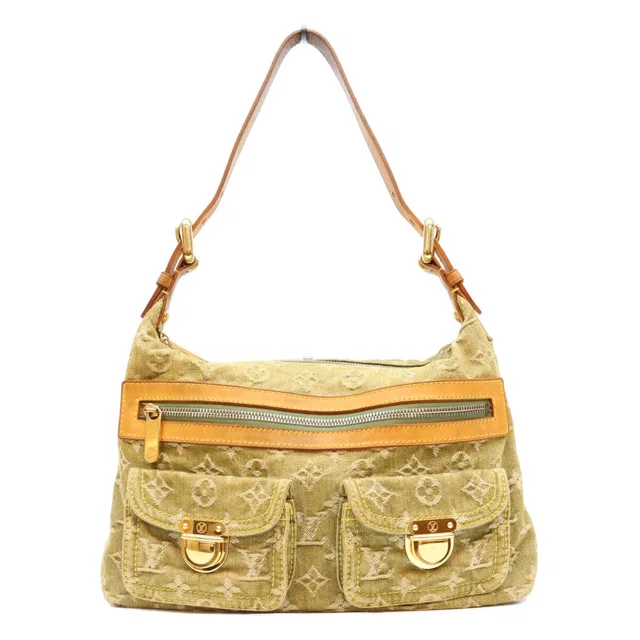 Louis Vuitton Monogram Denim Riken Baggy PM Shoulder Bag in Denim from The Reluxe