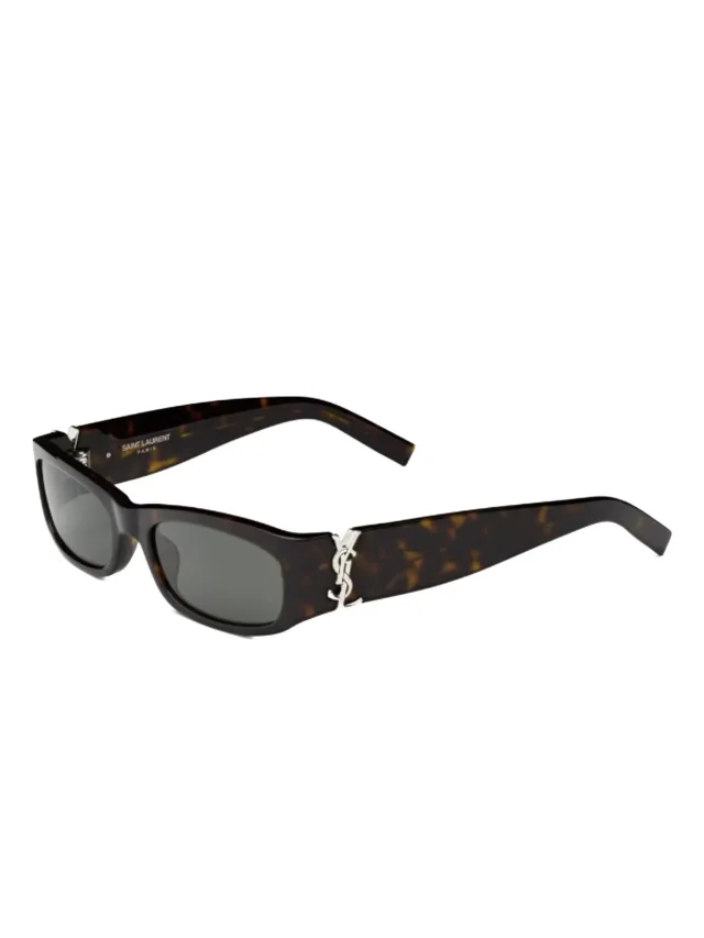 Saint Laurent Eyewear SL M152 tortoiseshell rectangle sunglasses, photo 2 of 2 from FARFETCH