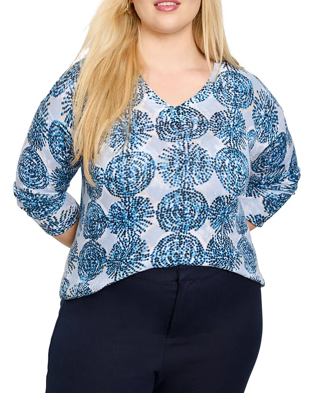 NIC+ZOE Plus Sand Dollar Supersoft Sweater, image 1 of 1 from Gilt