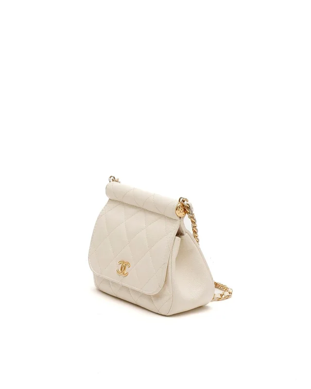 Chanel Caviar Micro Clutch Flap On Chain in Caviar leather from A Retro Tale, photo 2 of 11