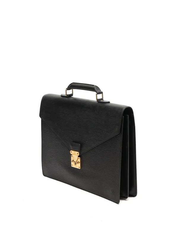 Louis Vuitton Epi Serviette Ambassador Business Bag in Leather from A Retro Tale, photo 2 of 9