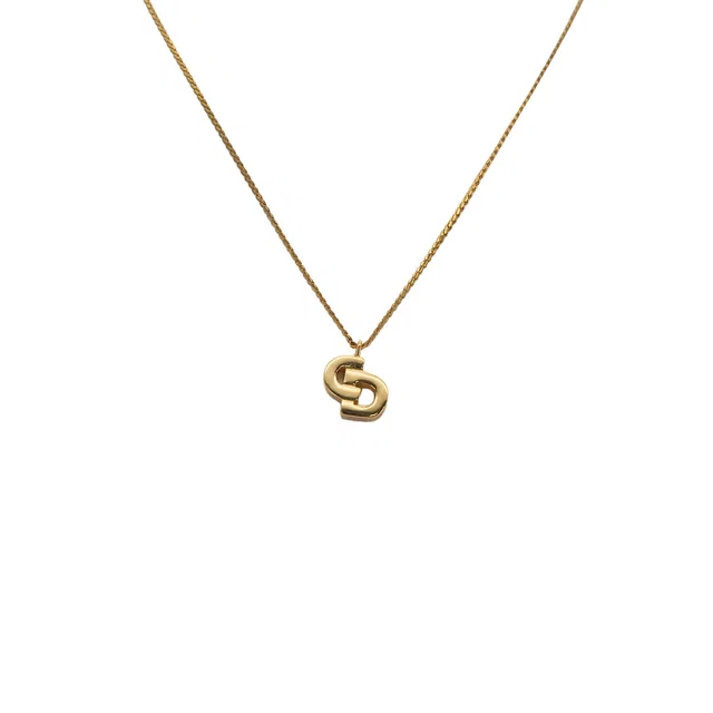 Dior Necklace CD Logo Gold Accessory in Gold from Luxury Promise