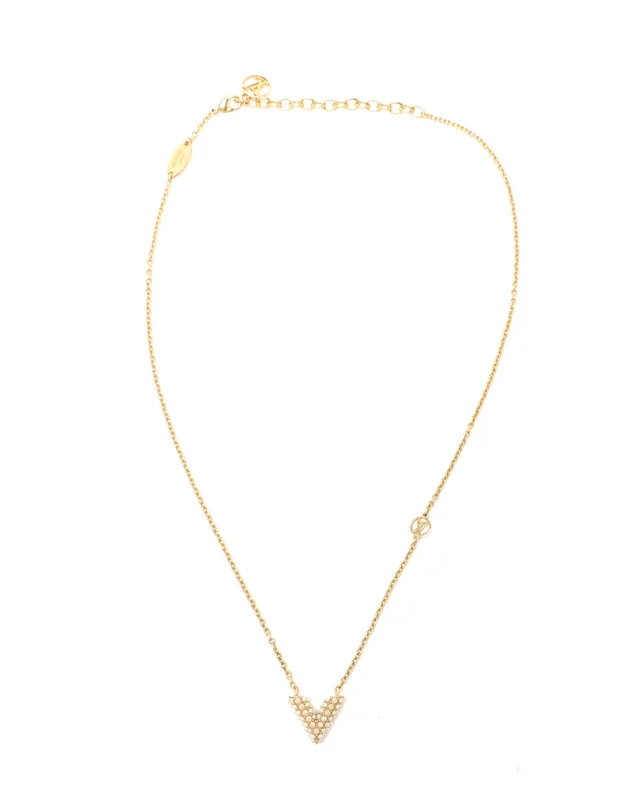 Louis Vuitton Essential V Pearl Necklace from A Retro Tale, photo 2 of 2