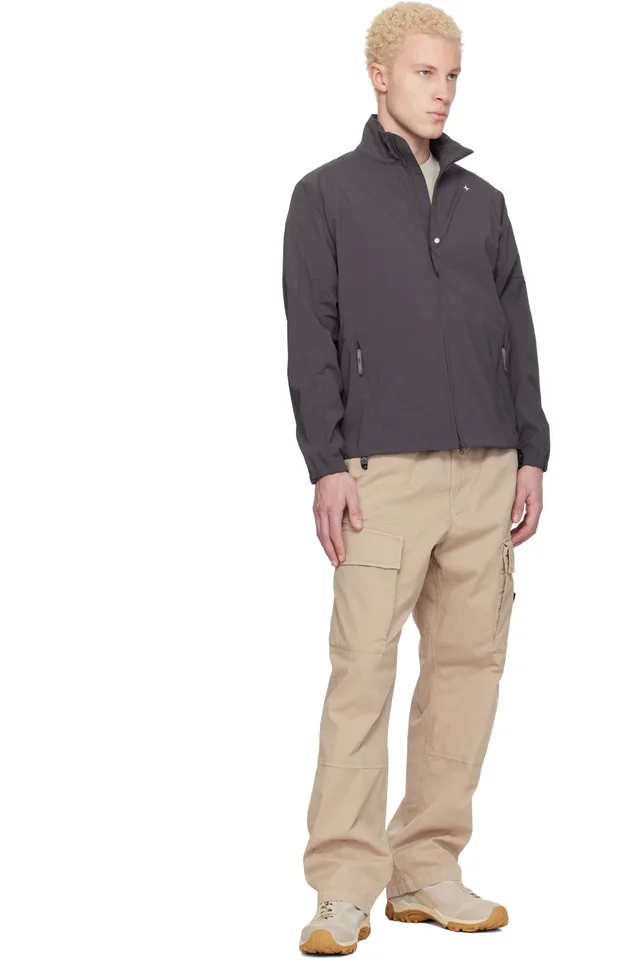 Stone Island Gray 1200035 Recycled Stretch Nylon Tela S.I. Stellina Jacket, photo 4 of 4 from SSENSE