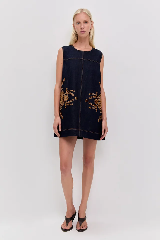 AJE Elora Denim Mini Dress from Aje, photo 1 of 1