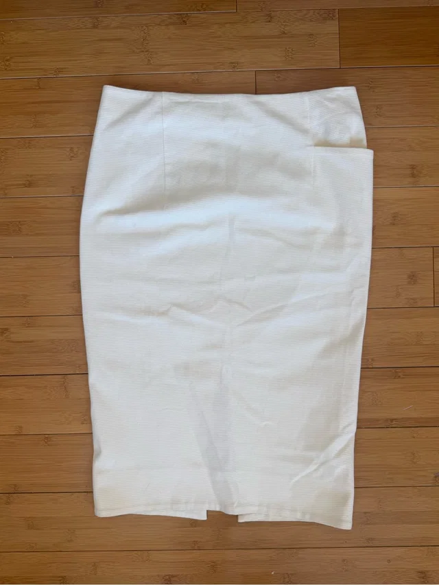 Jil Sander Off White Pencil Skirt in white from Poshmark