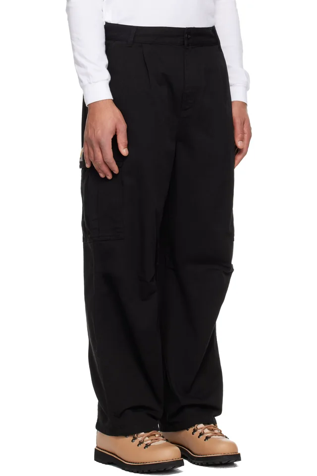 Carhartt Work In Progress Black Cole Cargo Pants, photo 2 of 4 from SSENSE