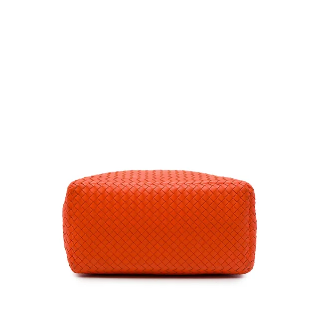 Orange Bottega Veneta Nappa Intrecciato Brick Tote in Orange Nappa leather from Designer Revival, photo 2 of 2