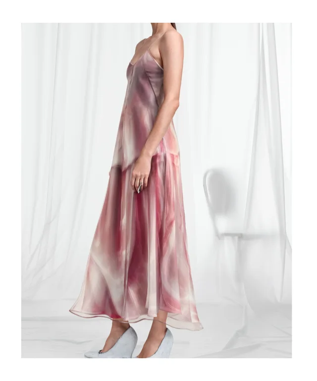 Maison Margiela Trompe L'Oeil Organza Slip Dress, photo 3 of 6 from SENSER