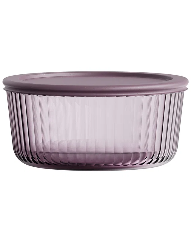 Genicook Stria Plum 3pc Round Container Set, image 1 of 1 from Rue La La