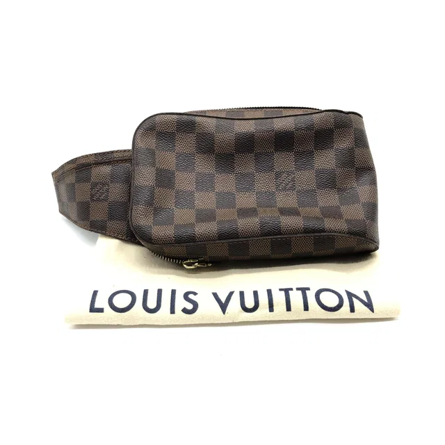 Louis Vuitton Damier Ebene Geronimos Crossbody Bag in Brown from Luxury Promise
