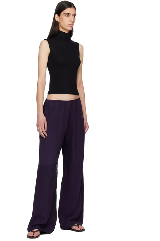 LESET Black Lauren Sleeveless Turtleneck, photo 4 of 4 from SSENSE