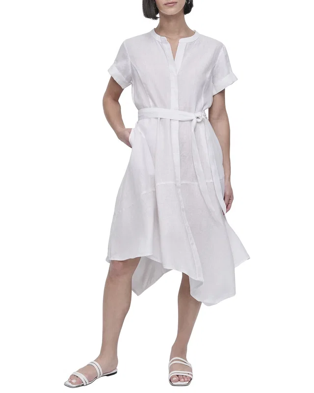 DKNY Linen Wrap Dress, image 1 of 1 from Rue La La