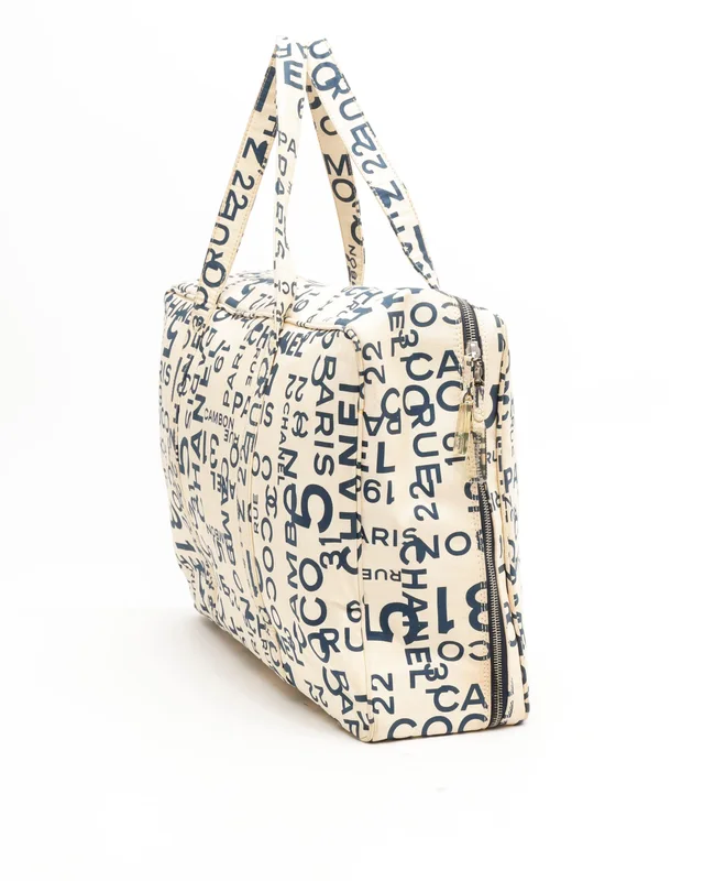 Chanel Rue 31 Rue Cambon Weekend Bag in Canvas from A Retro Tale, photo 3 of 12