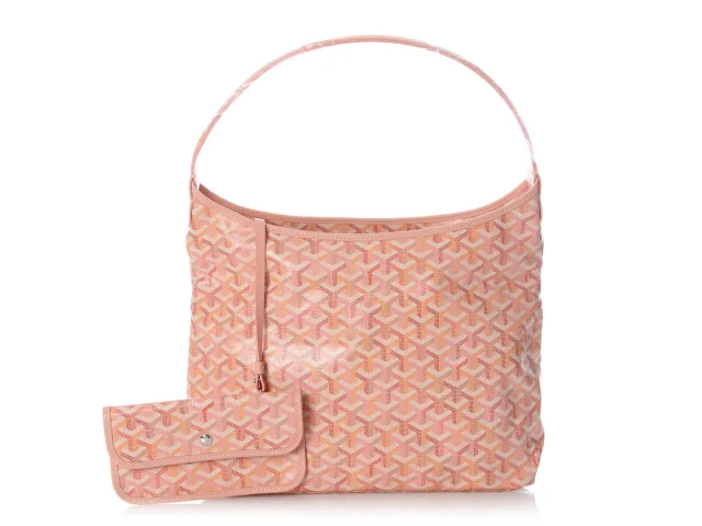 Goyard LE Rose Bohème Hobo in Pink Coated canvas from Ann's Fabulous Finds, photo 2 of 10